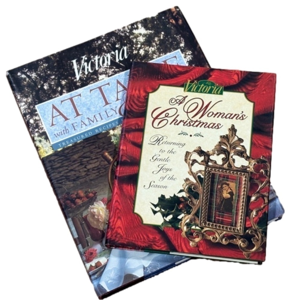Vintage Victoria Collection, Set of 2 Books from Victoria Magazine, Hardcover